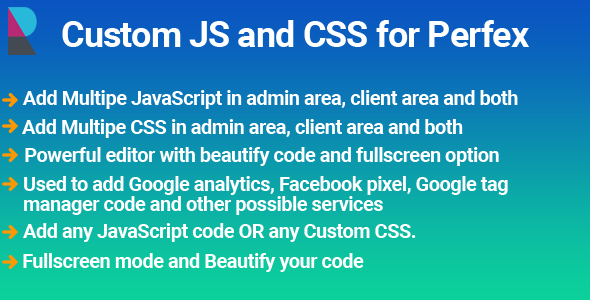 Elite Custom JS module for Perfex CRM
