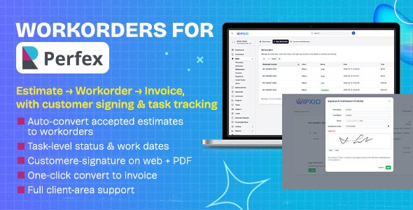 Work Orders for Perfex CRM